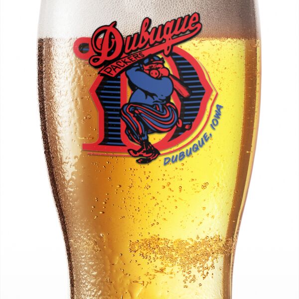 Dubuque Packers Baseball Limited Edition 16oz. Premium Beer Glasses (Set of 4) Thumbnail